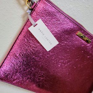 Really cute Katie Loxton clutch or make up bag. Beauti fuchsia pink.